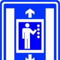 垂直电梯标志标识